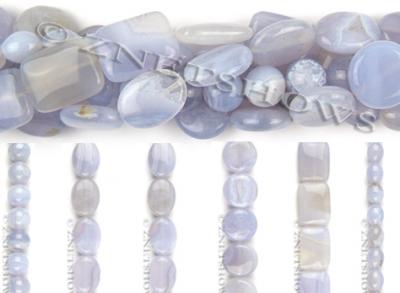 Blue Chalcedony Beads (Blue Chalcedony Beads)