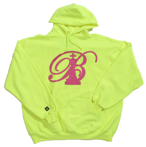 Neon Green Beblunt Hoodie T-Shirt (Neon Green Beblunt T-shirt à capuche)