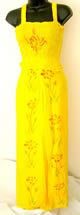 Handpainted Tropical Hawaiian Flower Stretch Tank Top (Peint à la main Hawaiian Tropical Flower Stretch Tank Top)