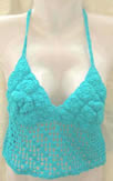 Custom Crochet Floral Triangle Top (Custom Crochet Floral Triangle Haut)