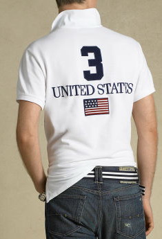 Men`s 100% Cotton Classic Flag Polo-Shirt (MEN `S 100% Хлопок Classic Флаг Polo-Shirt)
