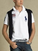 Men`s 100% Cotton Custom Flag Polo-Shirt (MEN `S 100% Хлопок Custom Флаг Polo-Shirt)