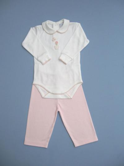 Baby Suits With Flower Embroidery (Baby Suits Avec Flower Embroidery)