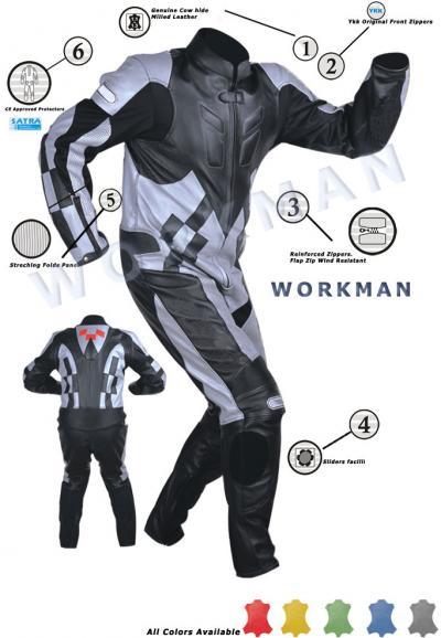 Motorbike Leather Racing Suit (Motorrad-Leder Rennanzug)