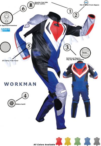 Motorbike Leather Racing Suit