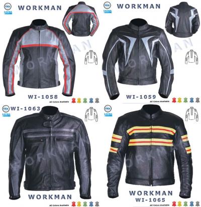 Motorbike Leather Jacket (Motorrad Lederjacke)