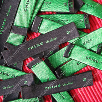 Shuttle Loom Soft Edge Woven Labels (Loom Shuttle Soft Edge Woven Labels)