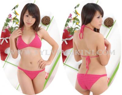 New! 2008 Push-Up Designer Crochet Bikini And Low-Rise Bottom