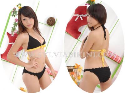 Sexy! 2008 Designer Push-Up Crochet Bikini Set And Skirt