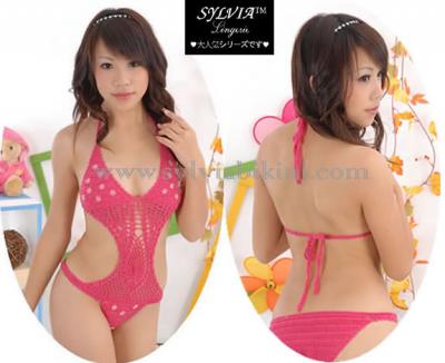 Sexy! Push-Up One-Piece Crochet Bikini For Maximum Cleavage (Sexy! Push-Up One-Piece Crochet Бикини Для максимальной Cleavage)
