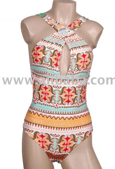 One Piece In Milledue Lycra Swimwear