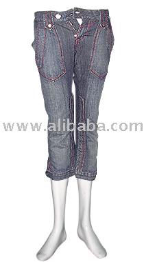 Women`s Capri Jeans (Women`s Capri Jeans)