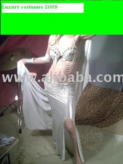 White Diva Professional Belly Dance Costume (White Diva Professional Belly Dance Costume)