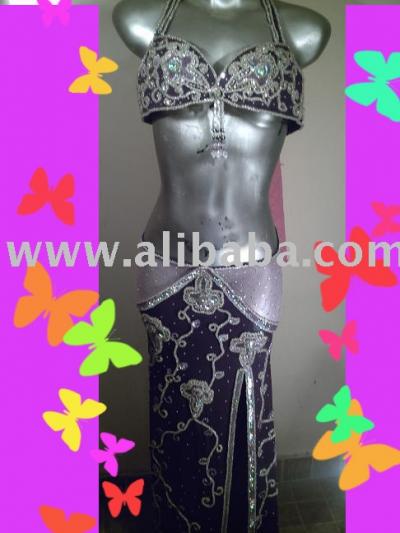 Purple Professional Belly Dance Costume (Purple Professional Belly Dance Costume)