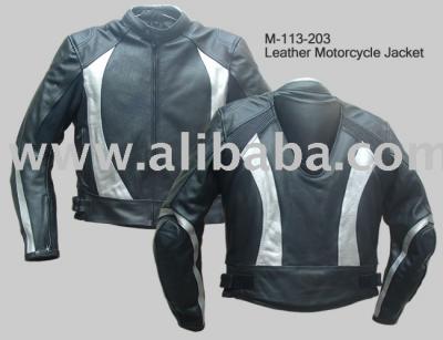 Motorbike Leather Jacket (Veste en cuir moto)
