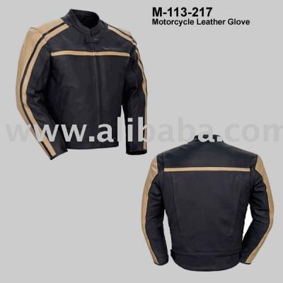 Motorbike Leather Jacket (Veste en cuir moto)
