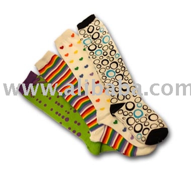 Children Jacquard Pattern Knit High Sock (Kinder Jacquardmuster Knit High Sock)