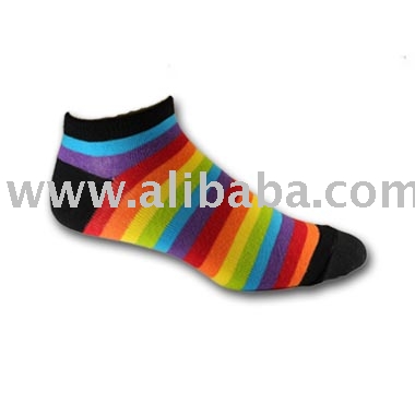 Ladies Multi Stripes Sock (Meine Damen Multi Stripes Sock)