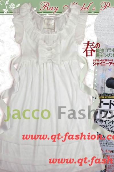 [super Deal] Raggl Sweet Designs Ruffle Tie Babydoll Dress Jacco Fashion ([Super сделки] Raggl Sw t образцы Ruffle Tie платье Babydoll J co моды)