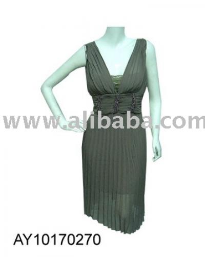 Chiffon Green Dress (Chiffon Green Dress)