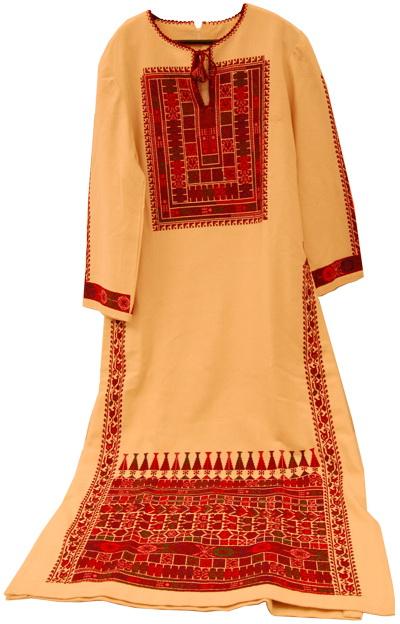 Handcraft Embroidery Palestinian Dress (Наша вышивка палестинской платье)