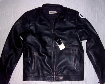 EA Leather Jacket With Box