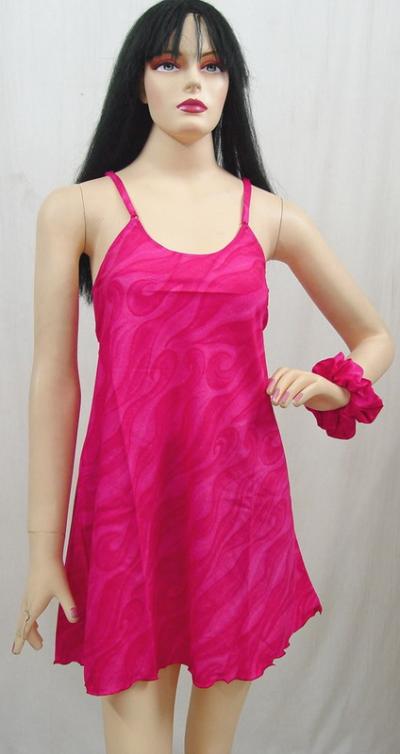 Awesome*Pink Night Lingerie Sleep Wear ,Nightie Dress (Awesome * Pink Night Lingerie Sleep Wear, Nuisette Robe)