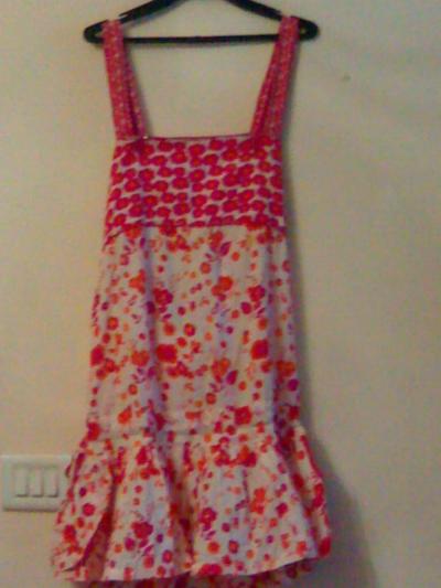 Cotton Voil Printed Sun Dress (Voil coton imprimé Sun Dress)