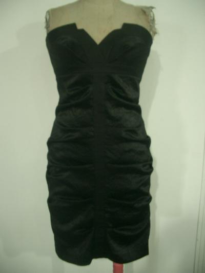 Women Black Party Dress (Женщины Черное платье партия)