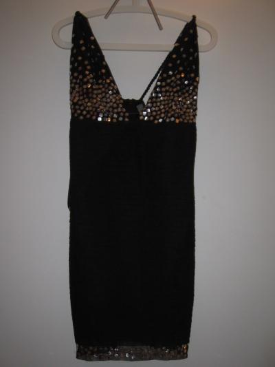 Women Mesh Sequin Mini Dress (Женщины Mesh Sequin мини платье)