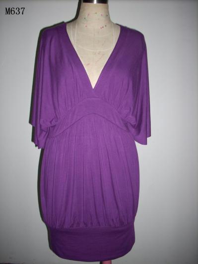 Women Bat Wing Bubble Dress (Женщины Bat Wing Bubble платье)
