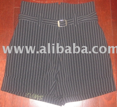 High Waist, Belted Shorts