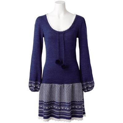 15 Long Sleeve Blue Dress (15 с длинным рукавом Blue Dress)