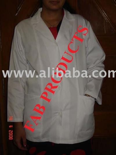 Ladies Lab Coat M / O Polycotton Fabric (Дамы лабораторный халат M / O Polycotton Ткани)