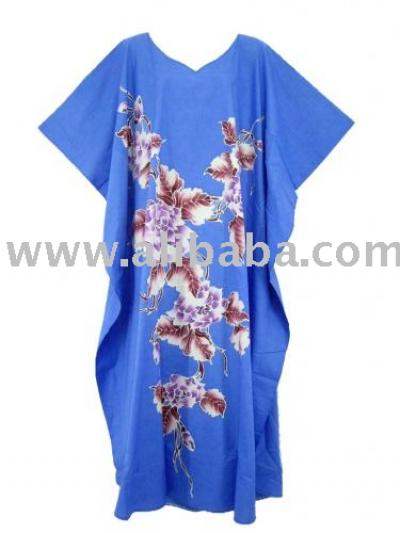 Batik Cotton Caftan Kaftan Dress (Batik Cotton Caftan Kaftan Dress)