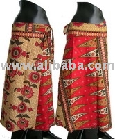 Long Wrap A-Line Skirt Dress Beach Dining Wear