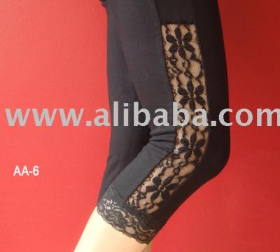 Maternity 3 / 4 Legging With Lace (Maternity 3 / 4 Legging With Lace)