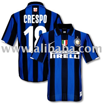 Crespo# 18 Inter Milan Home Soccer / Football Jersey XL / M (# 18 Crespo Интер главную Футбол / Футбол джерси XL / M)