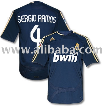 Sergio Ramos# 4 Real Madrid Away Soccer / Football Jersey XL / M (Sergio Ramos # 4 Real Madrid Away Soccer / Football Jersey L / M)