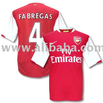 Frabegas# 4 Arsenal Home Soccer / Football Jersey XL / M (Frabegas # 4 Арсенал главную Футбол / Футбол джерси XL / M)