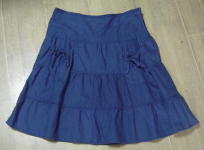 Linen Skirt With Lace And Embroideries (Leinen Rock mit Spitzen und Stickereien)