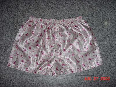 Lady`s Satin Boxer Shorts