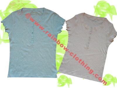 Women`s Jacquard Tee Shirt, Polo Shirt (Women`s Jacquard Tee Shirt, Polo Shirt)