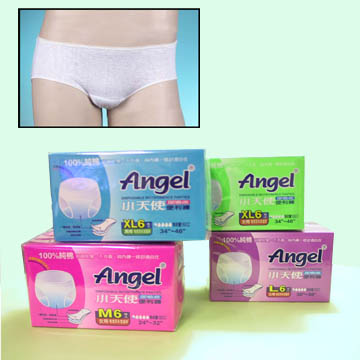 Patented Disposable Incontinence Panties (Patentierte Einweg-Inkontinenz Slip)