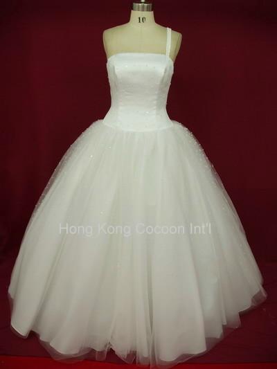 White Tulle Wedding Gown (Белый Тюль Свадебное платье)