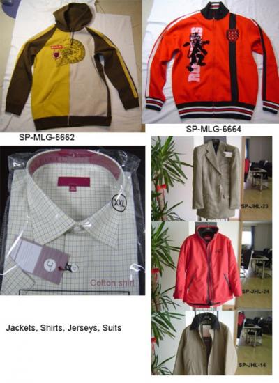 Jackets, Shirts, Jerseys