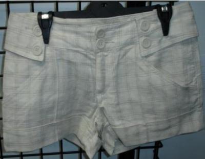 Check Short Mit Waist Tabs (Check Short Mit Waist Tabs)