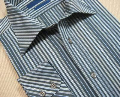 Men`s L / Sleeve 100% Cotton Shirts 80 / 2 + 40 X 50 140x90 For Boutiques In Wes