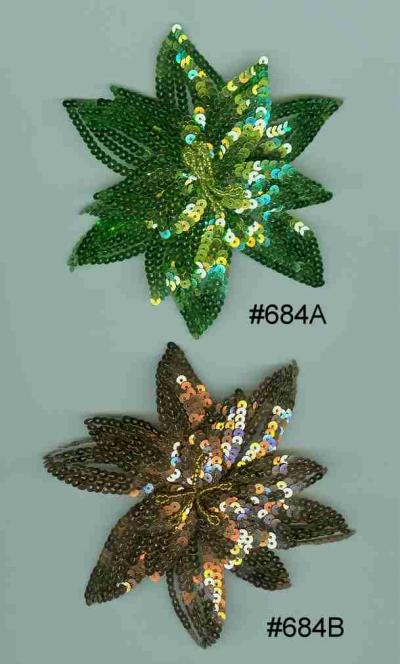 Hand Made Sequines Flower (Hand Made Цветочный Sequines)
