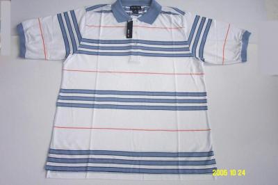 Men`s Colorful Stripe Polo Shirt For U. S. Size (Men `s Colorful Stripe Polo pour U. Taille S.)